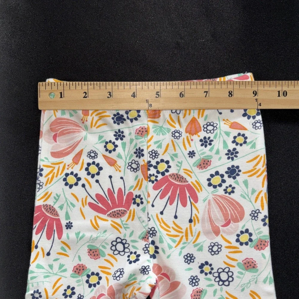 Honest Baby 2 Piece floral peach Pajama 100% Organic Cotton Size 4T